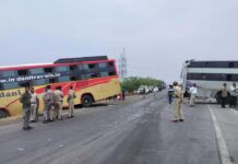 विचित्र तिहेरी अपघातात 7 जणांचा मृत्यू झाल्याची माहिती – पुण्यावरून परतवाडा येत होती बस