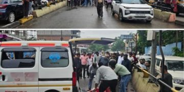 अमरावती : राजापेठ उड्डाणपुलावर भीषण अपघात; ट्रकच्या धडकेत दुचाकीवरील दोन महिलांचा मृत्यू